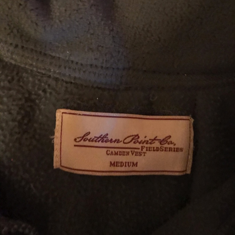 Southern point fleece vest